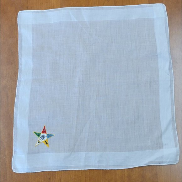 Accessories Vintage Masonic Eastern Star Handkerchief Hanky Poshmark